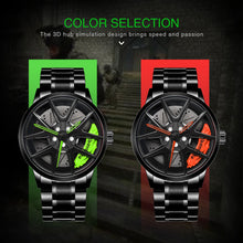 Load image into Gallery viewer, Car Wheel Watch-Waterproof Stainless Steel Japanese Quartz Wrist Watch
