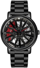 Load image into Gallery viewer, Car Wheel Watch Men Fashion Quartz Watch with Stainless Steel Strap