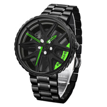Load image into Gallery viewer, Car Rim Watch-Waterproof Stainless Steel Japanese Quartz Wrist Watch