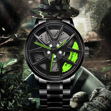Load image into Gallery viewer, Car Wheel Watch-Waterproof Stainless Steel Japanese Quartz Wrist Watch
