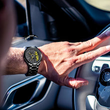 Load image into Gallery viewer, Car Rim Watch-Waterproof Stainless Steel Japanese Quartz Wrist Watch Sports Men’s Watches