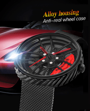Load image into Gallery viewer, Car Wheel Watch-Waterproof Stainless Steel Japanese Quartz Wrist Watch