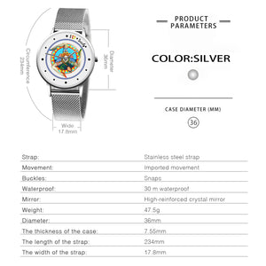 Women Watches Fashion Diamond Ladies Wrist watches Stainless Steel Silver Mesh Strap Female Quartz Watch