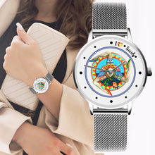 Load image into Gallery viewer, Women Watches Fashion Diamond Ladies Wrist watches Stainless Steel Silver Mesh Strap Female Quartz Watch
